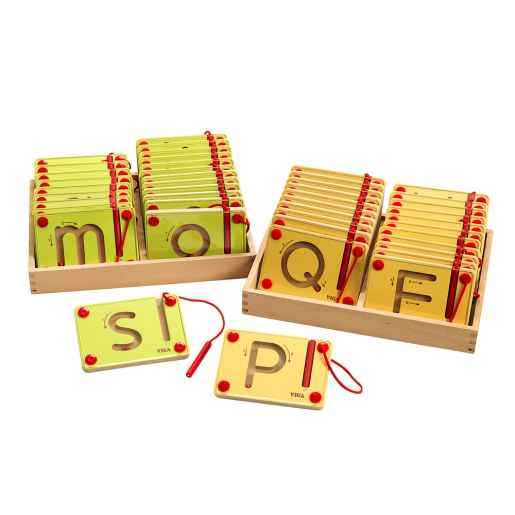 Viga Toys Educational Tracing Writing Board Letters Uppercase Early Literacy Cognitive Language Developmental Toys for 3yrs+