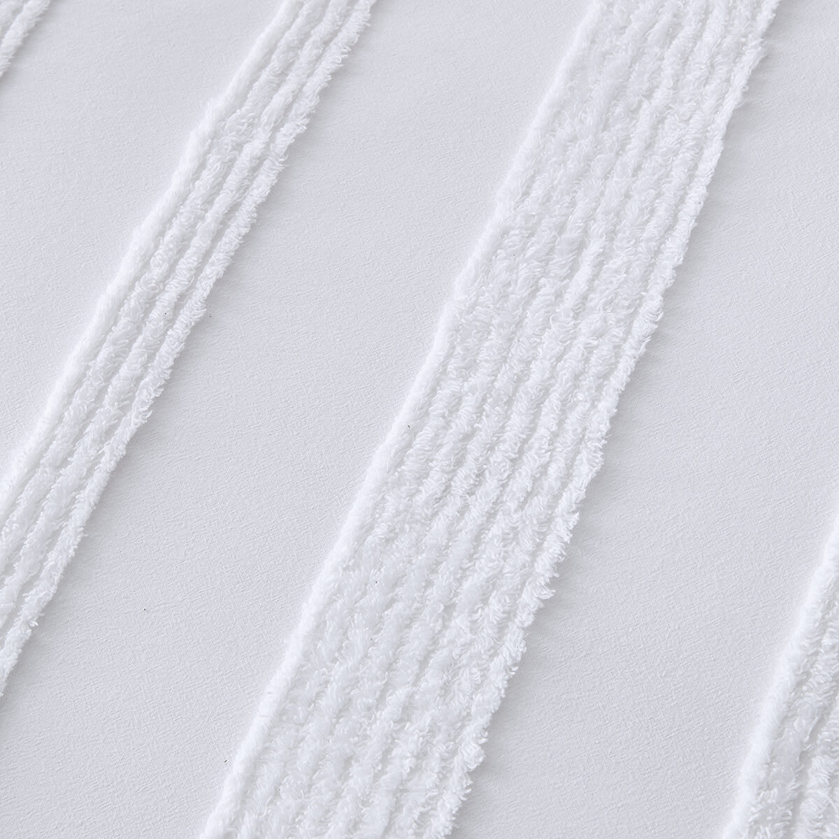 Willow Cotton Quilt Cover Set - Double Bed, White