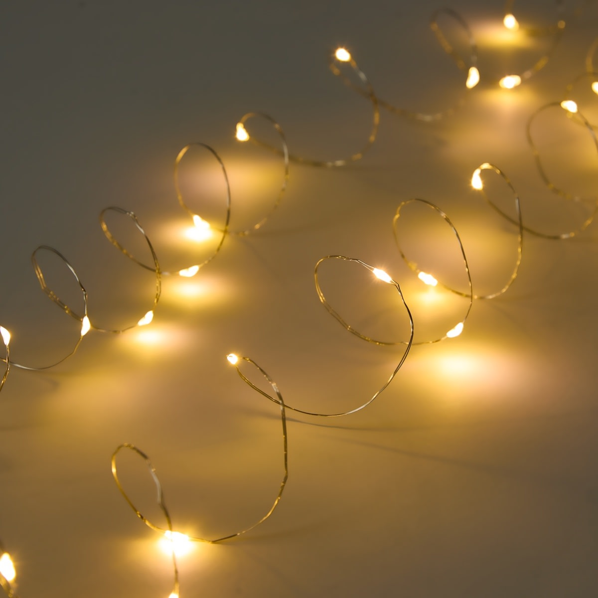 Silver Wire String Lights