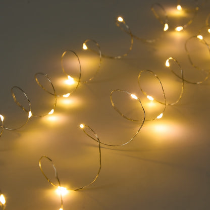 Silver Wire String Lights