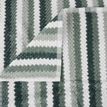 Multi Stripe Cotton Bath Towel - Teal