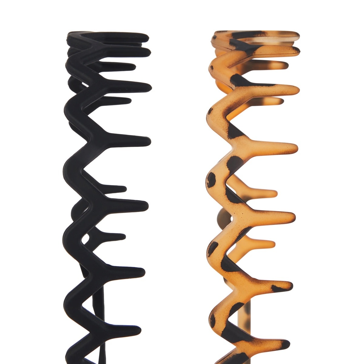 OXX Haircare 2 Pack Comb Headband - Black and Brown