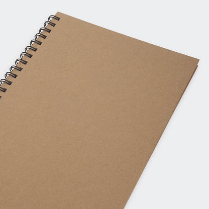 A4 Spiral Notebook - Kraft