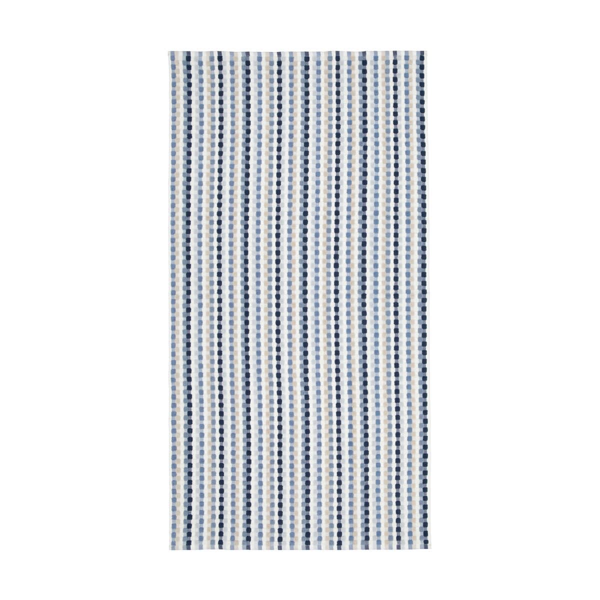 Blue Popcorn Cotton Bath Towel