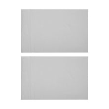 2 Pack 500 Thread Count Australian Grown Cotton Standard Pillowcases - Silver
