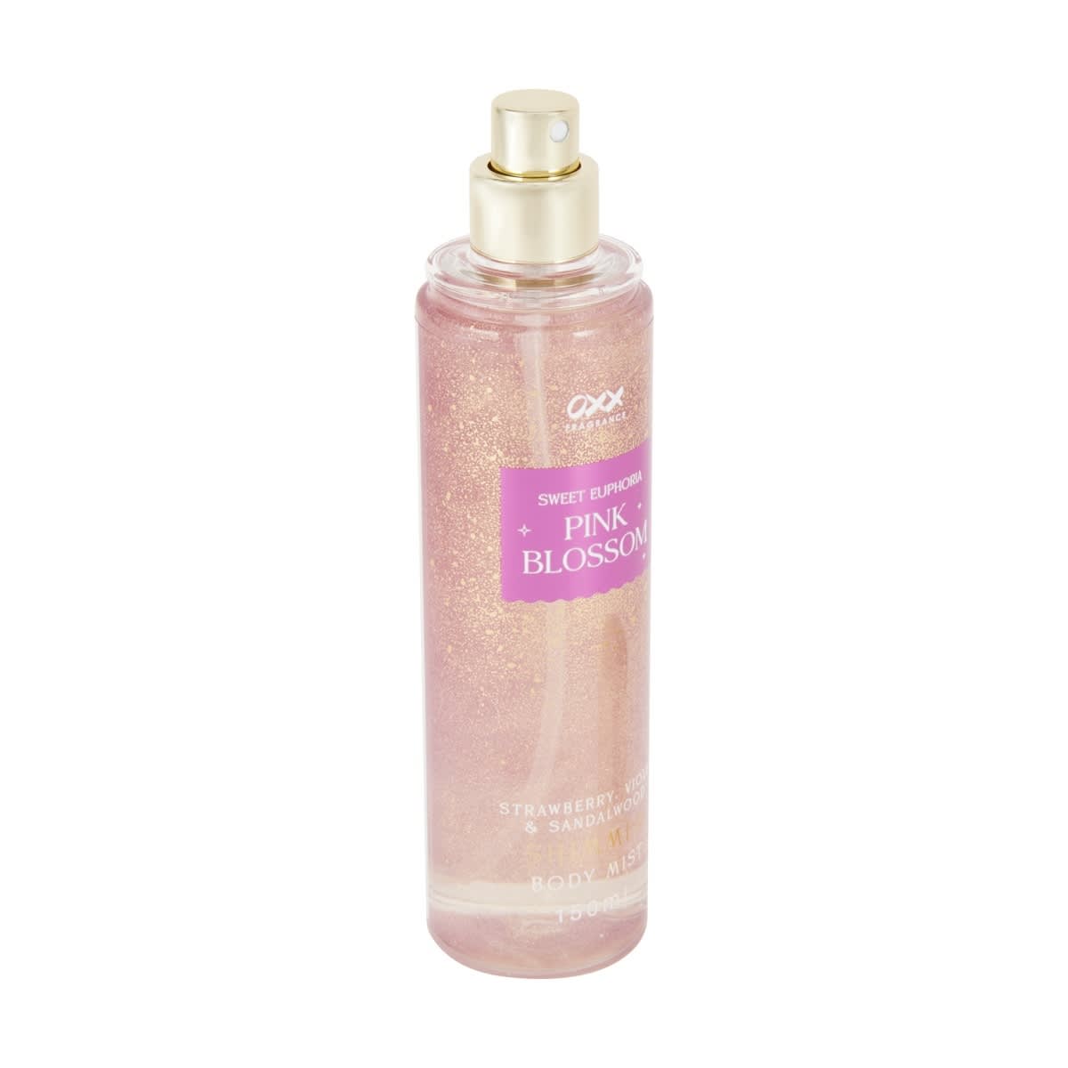 OXX Fragrance Sweet Euphoria Pink Blossom Shimmer Body Mist 150ml - Strawberry, Violet and Sandalwood