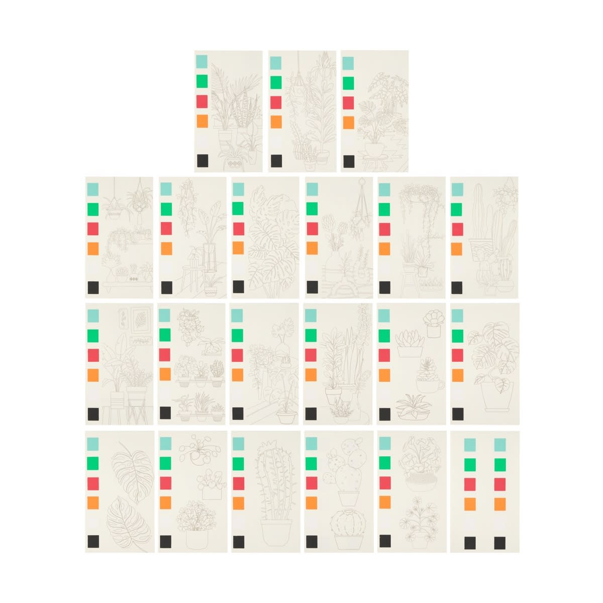 Mini Paint Pad - Plants