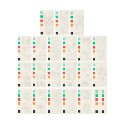 Mini Paint Pad - Plants