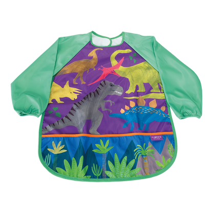 Floss & Rock Playtime Waterproof Apron Dinosaur Mess Play Practical Life Materials 2-6yrs