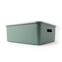 19L Ribbed Container - Green