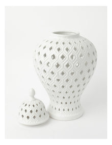 Marcella Ginger Jar 46cm in White