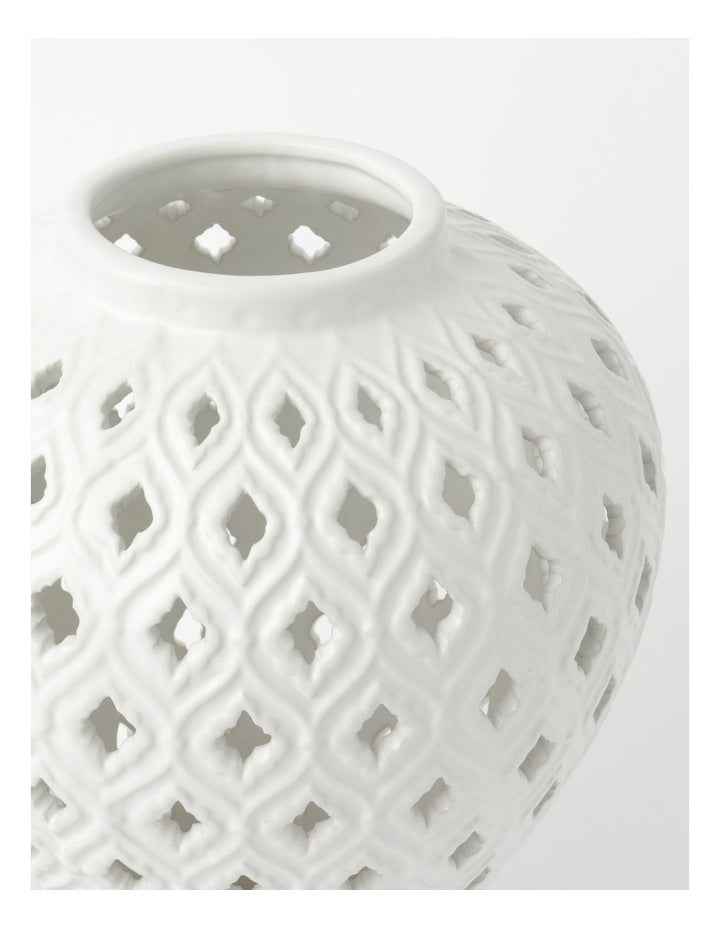 Large Ceramic Ginger Jar - 46cm White