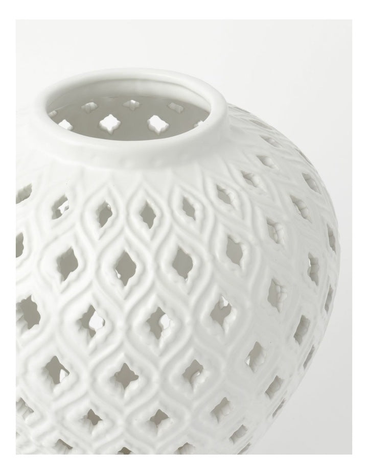 Marcella Ginger Jar 46cm in White