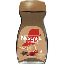 Nescafe Blend 43 Smooth & Creamy Instant Coffee Jar 140g