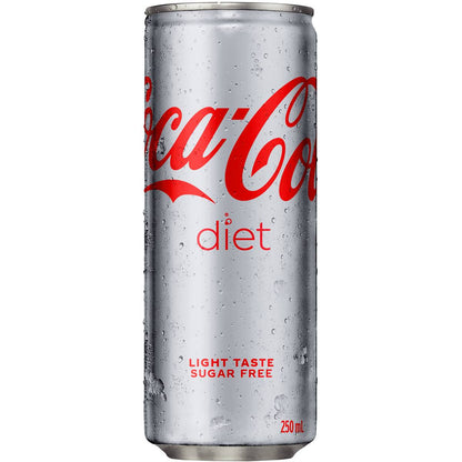 Coca-Cola Diet Soft Drink Can 250mL