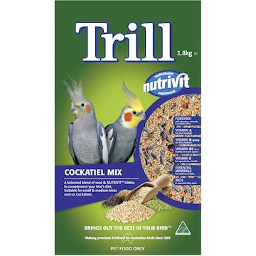 Trill Cockatiel Mix 1.8kg