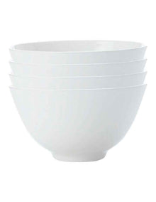 Cashmere Rice Bowl 12.5cm Set of 4 in White