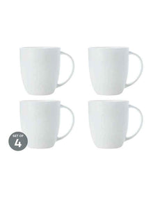 Cashmere Coupe Mug 42ml Set of 4 in White