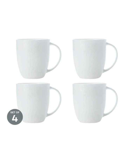 Cashmere Coupe Mug 42ml Set of 4 in White