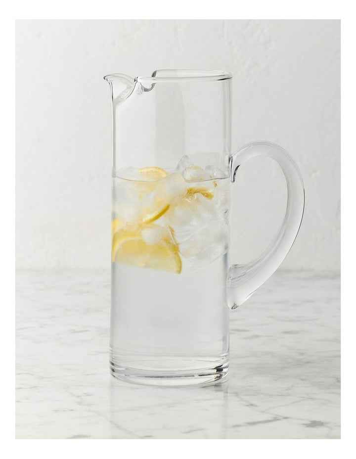 Diamante Cylindrical Water Jug 1.5L in Clear