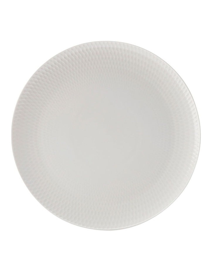 White Basics Diamonds Charger Plate 30cm in White