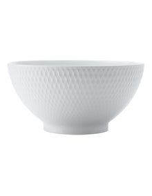 Diamonds Noodle Bowl 20cm Set of 3 in White
