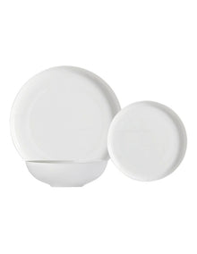 Cashmere Mansion High Rim Dinner Set 18pc Gift Boxed in White