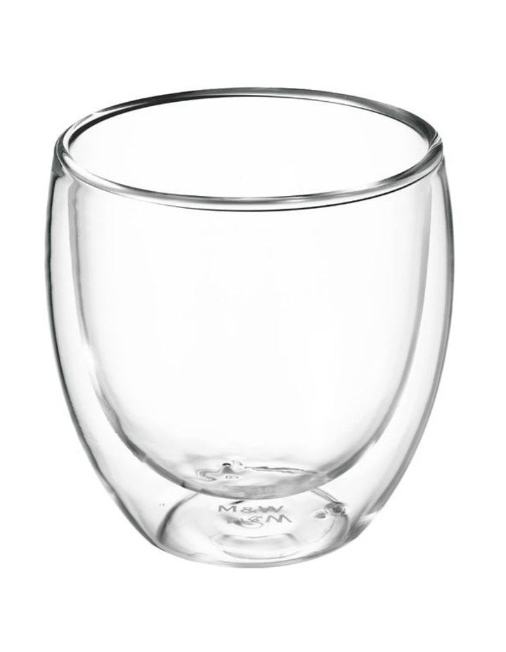 Blend Double Wall Cup 250ml Set of 2 in Clear