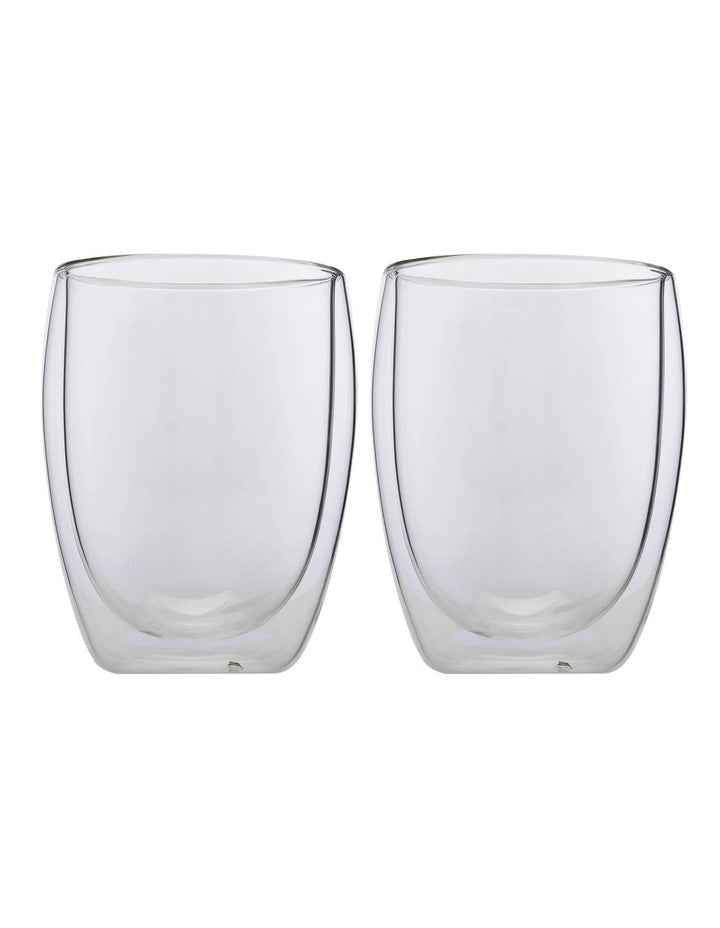 Blend Double Wall Cup 350ml Set of 2 in Clear