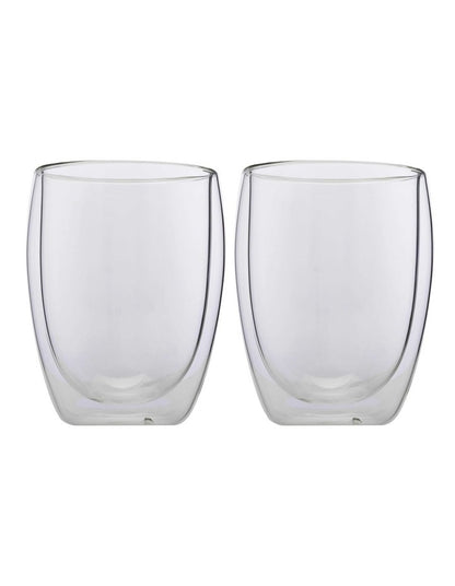 Blend Double Wall Cup 350ml Set of 2 in Clear