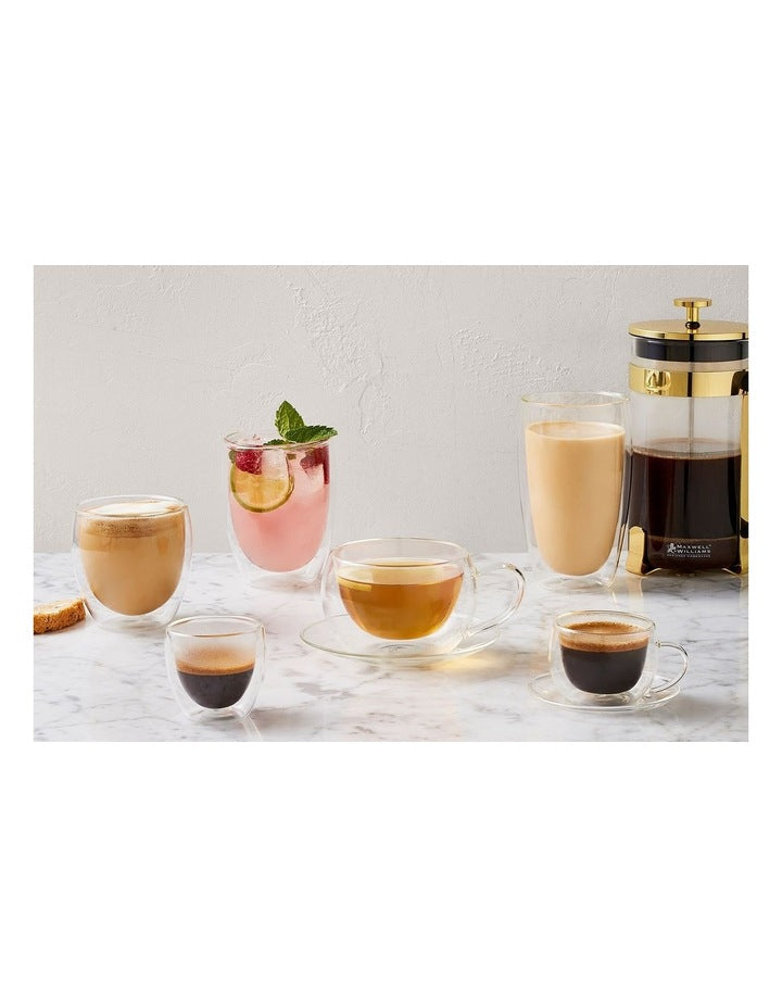 Blend Double Wall Cup 350ml Set of 2 in Clear