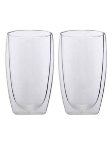 Blend Double Wall Cup 450ml Set of 2 in Clear