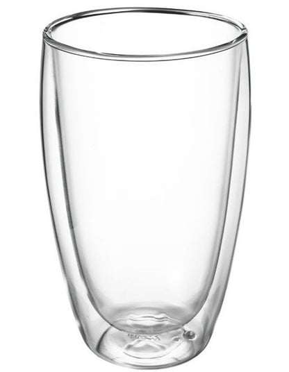 Blend Double Wall Cup 450ml Set of 2 in Clear