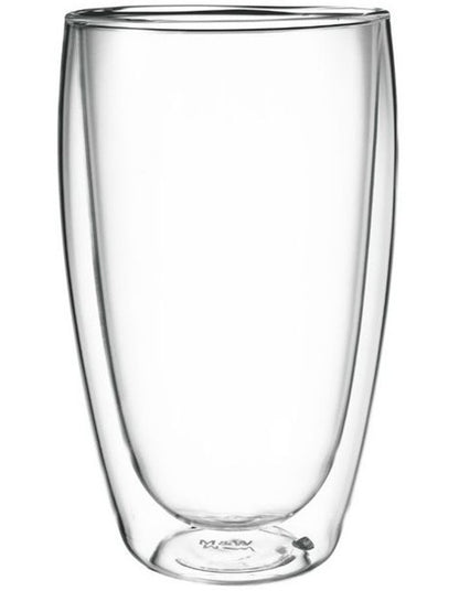 Blend Double Wall Cup 450ml Set of 2 in Clear