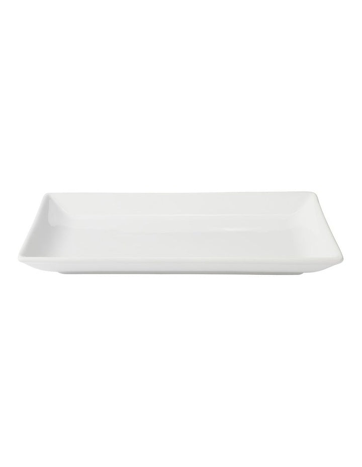 Banquet Rectangular Platter 39x24cm Gift Boxed in White