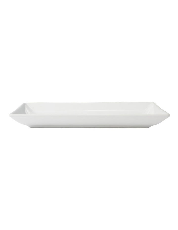 Banquet Rectangular Platter 39x24cm Gift Boxed in White