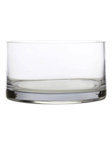 Diamante Cylindrical Salad Bowl 22cm in Clear