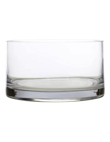 Diamante Cylindrical Salad Bowl 22cm in Clear