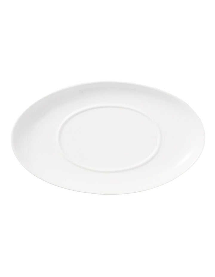 White Basics Gravy Boat And Saucer 550ml Gift Boxed in White