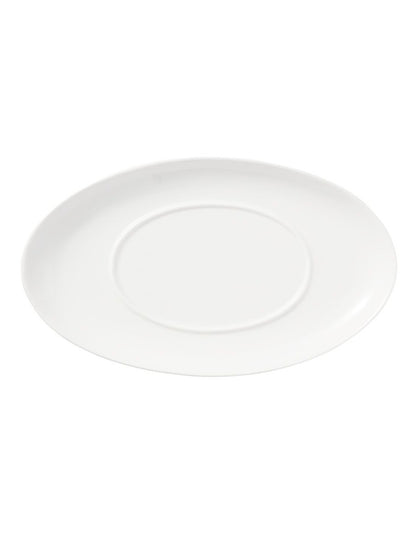 White Basics Gravy Boat And Saucer 550ml Gift Boxed in White