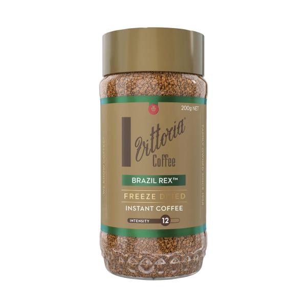 VITTORIA FREEZE DRIED BRAZIL REX INSTANT COFFEE 200G