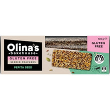 Olina's Bakehouse Gluten Free Seeded Crackers Pepita Seed 100g