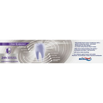 Macleans Multi Action Whitening Toothpaste 170g