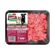 V.I.P PAWS ADULT CHILLED FRESH DOG FOOD CHUNKY BEEF MINCE 600GRAM