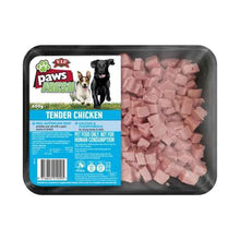 Paws Adult Chilled Fresh Dog Food Diced Tender Chicken
