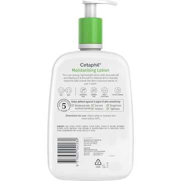 Cetaphil Moisturising Lotion Dry To Normal Sensitive Skin 1L