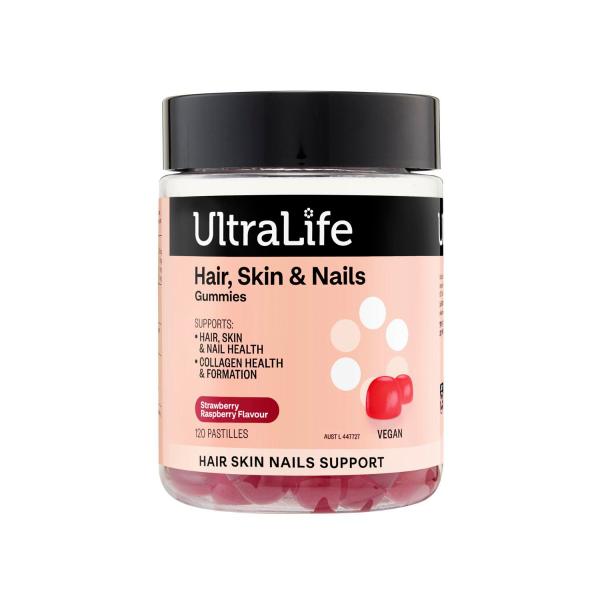 ULTRALIFE ADULT GUMMIES HAIR SKIN & NAILS 120 PACK