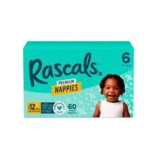 RASCALS PREMIUM NAPPIES SIZE 6 (15-20KG) 60 PACK