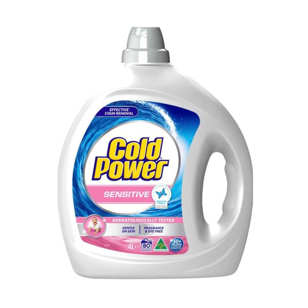 COLD POWER LAUNDRY LIQUID SENSITIVE 4L