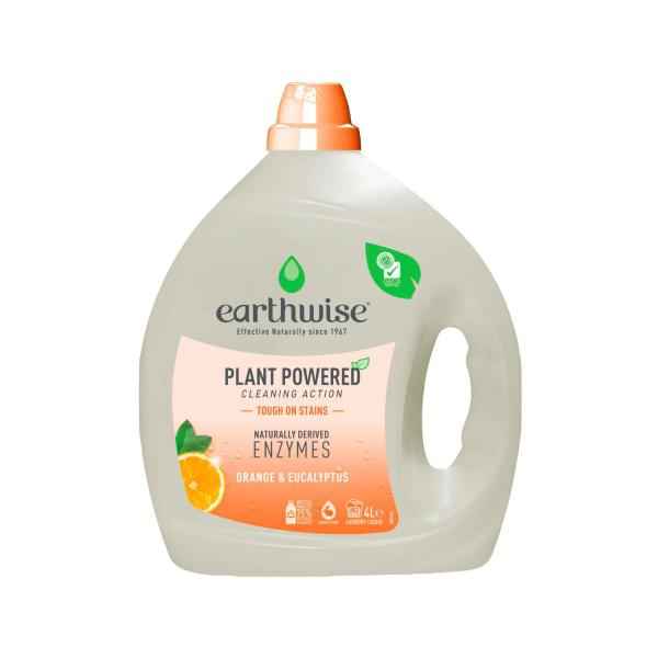 EARTHWISE LAUNDRY LIQUID ORANGE & EUCALYPTUS 4L